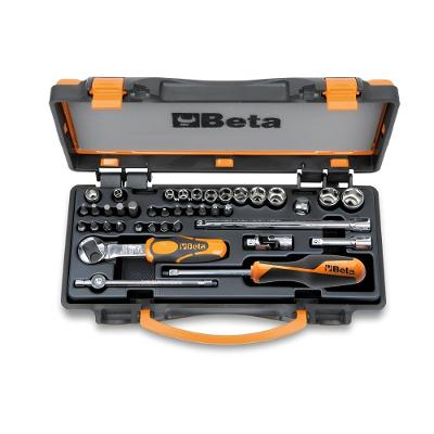 Jogo Soquetes Sextavados 1/4'' 39 Peças Catraca 900/C11 Beta