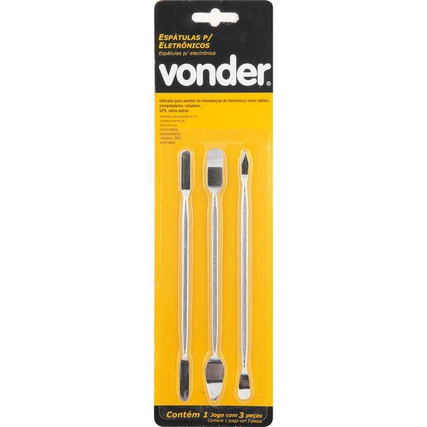Jogo de Espatulas para Eletrônicos com 3 peças Vonder - 1