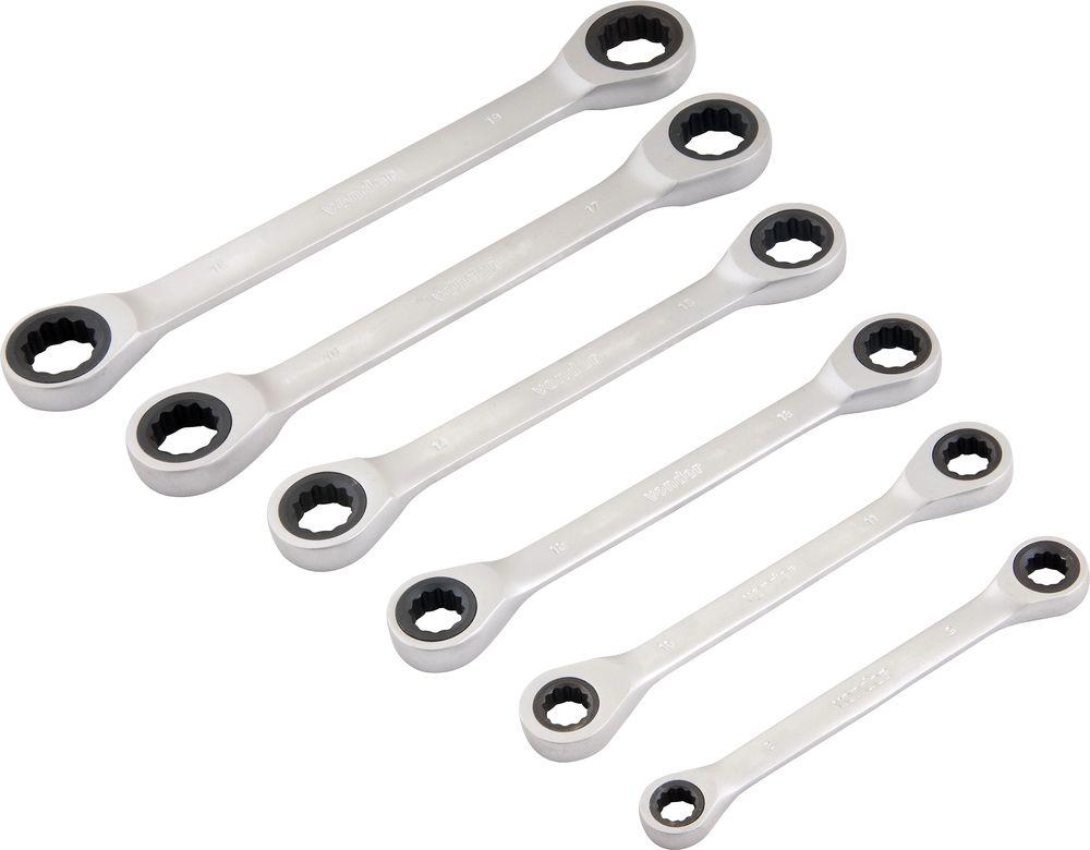 Jogo chave estrela c/ catraca 8-19mm vanád. c/ 6 pç Vonder - 1