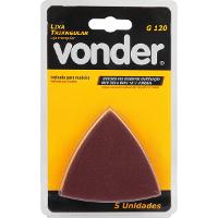 Lixa Madeira G120 para Multifunção com 5 peças Vonder - 1