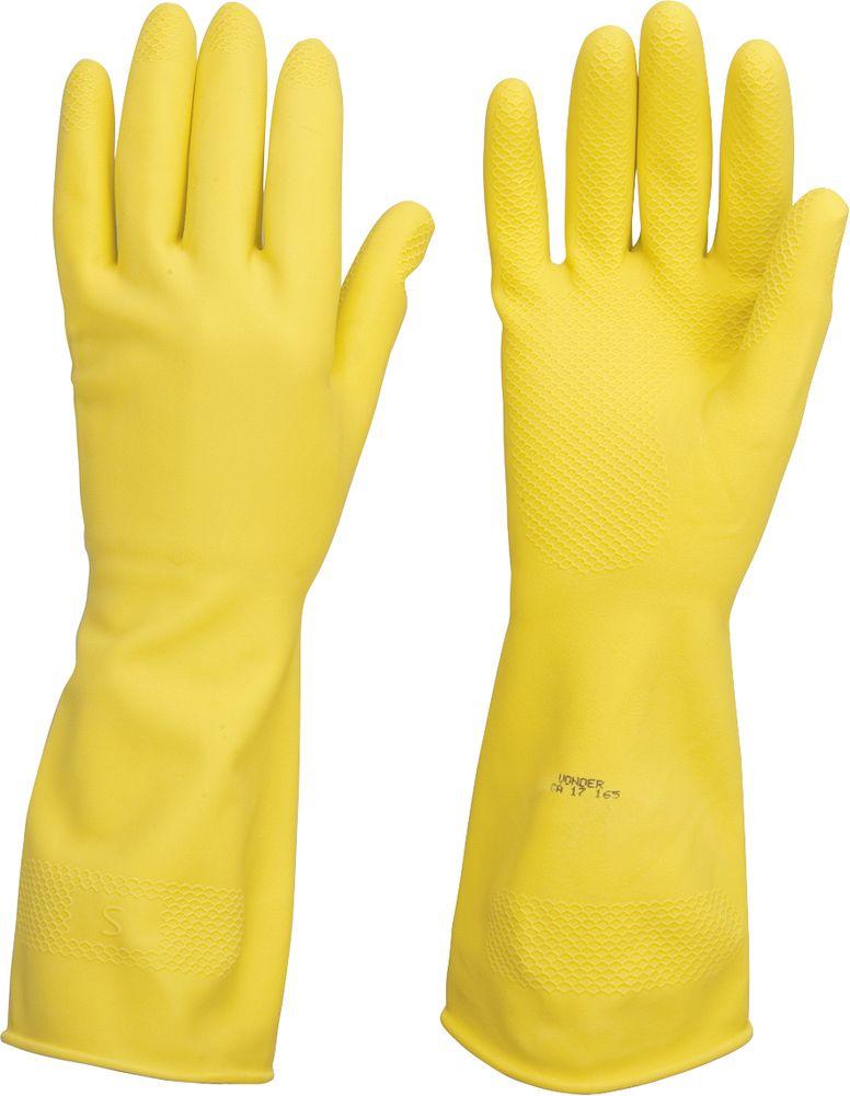 Luva látex m amarela com forro ca17165 Vonder - 1
