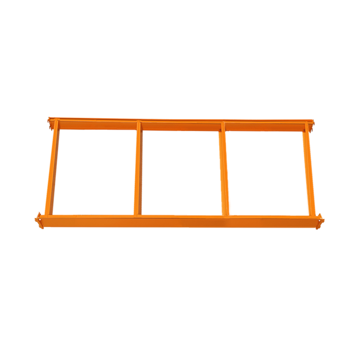 Longarina Mini Porta Paletes 500kg 80x180cm Laranja Presto - 1