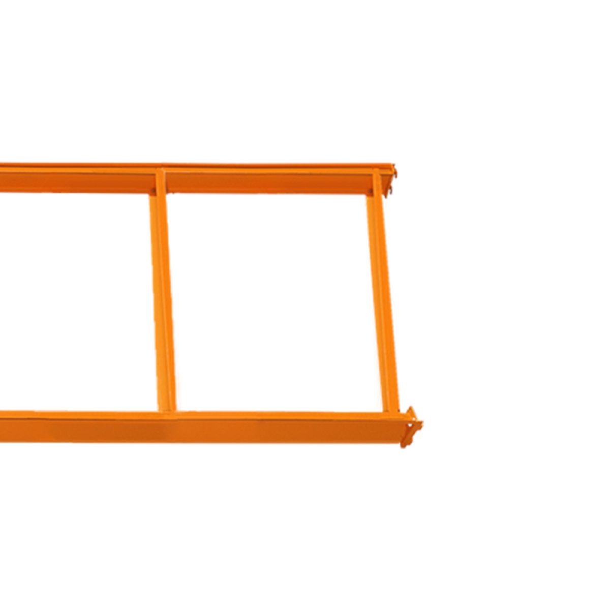Longarina Mini Porta Paletes 500kg 80x180cm Laranja Presto - 2