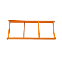 Longarina Mini Porta Paletes 500kg 80x180cm Laranja Presto - 1
