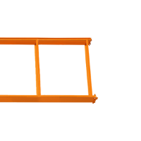 Longarina Mini Porta Paletes 500kg 80x180cm Laranja Presto - 2