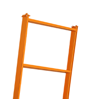 Longarina Mini Porta Paletes 500kg 80x180cm Laranja Presto - 5