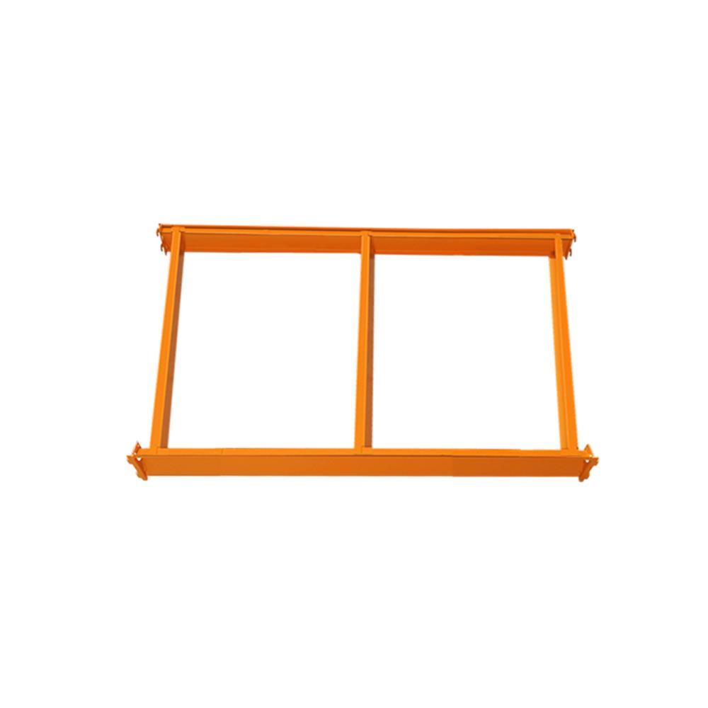 Longarina Mini Porta Paletes 500kg 80x120cm Laranja Presto - 1