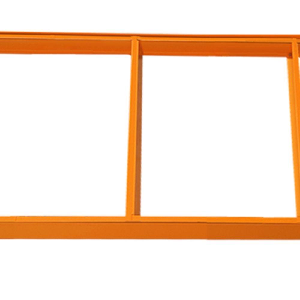 Longarina Mini Porta Paletes 500kg 80x120cm Laranja Presto - 4