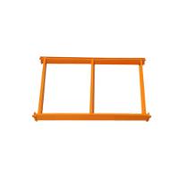 Longarina Mini Porta Paletes 500kg 80x120cm Laranja Presto - 1