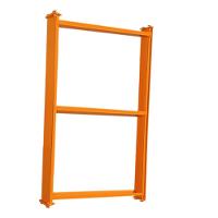 Longarina Mini Porta Paletes 500kg 80x120cm Laranja Presto - 3