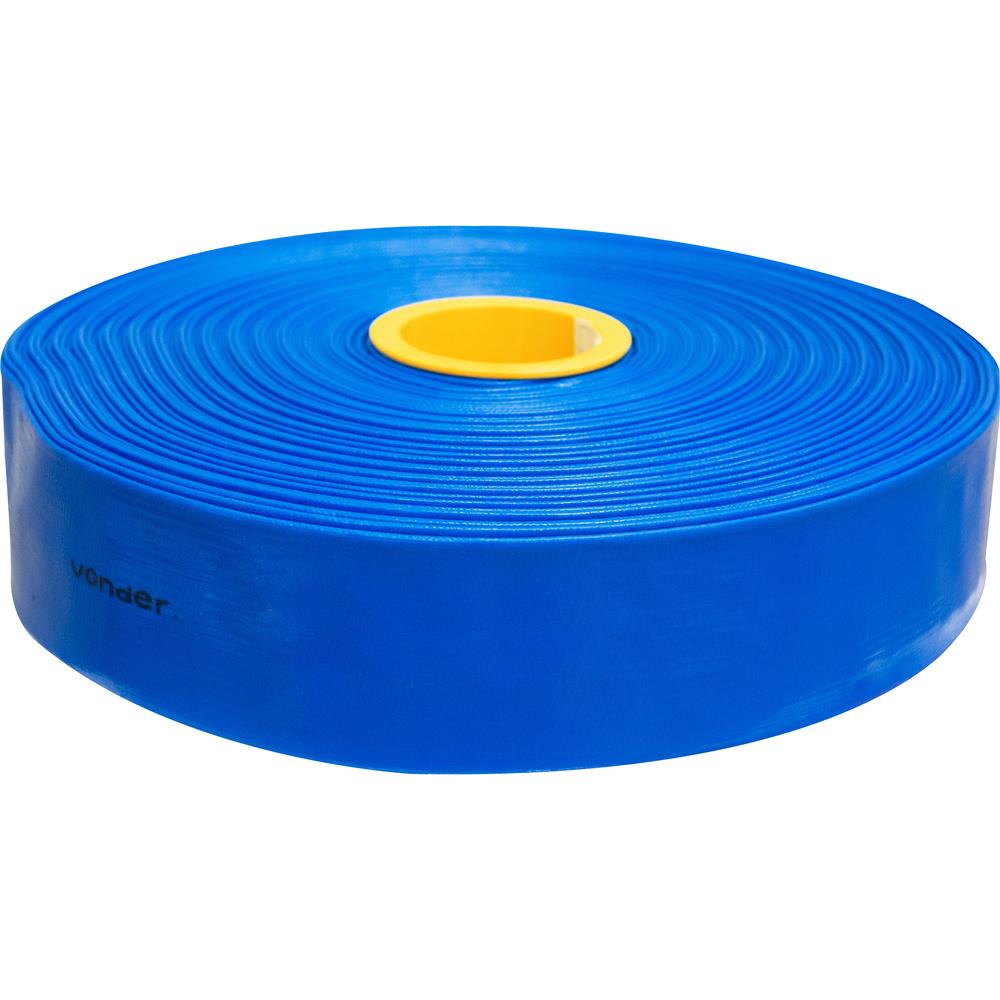 Mangueira Chata 2.1/2" Azul com 50 metros Vonder - 1
