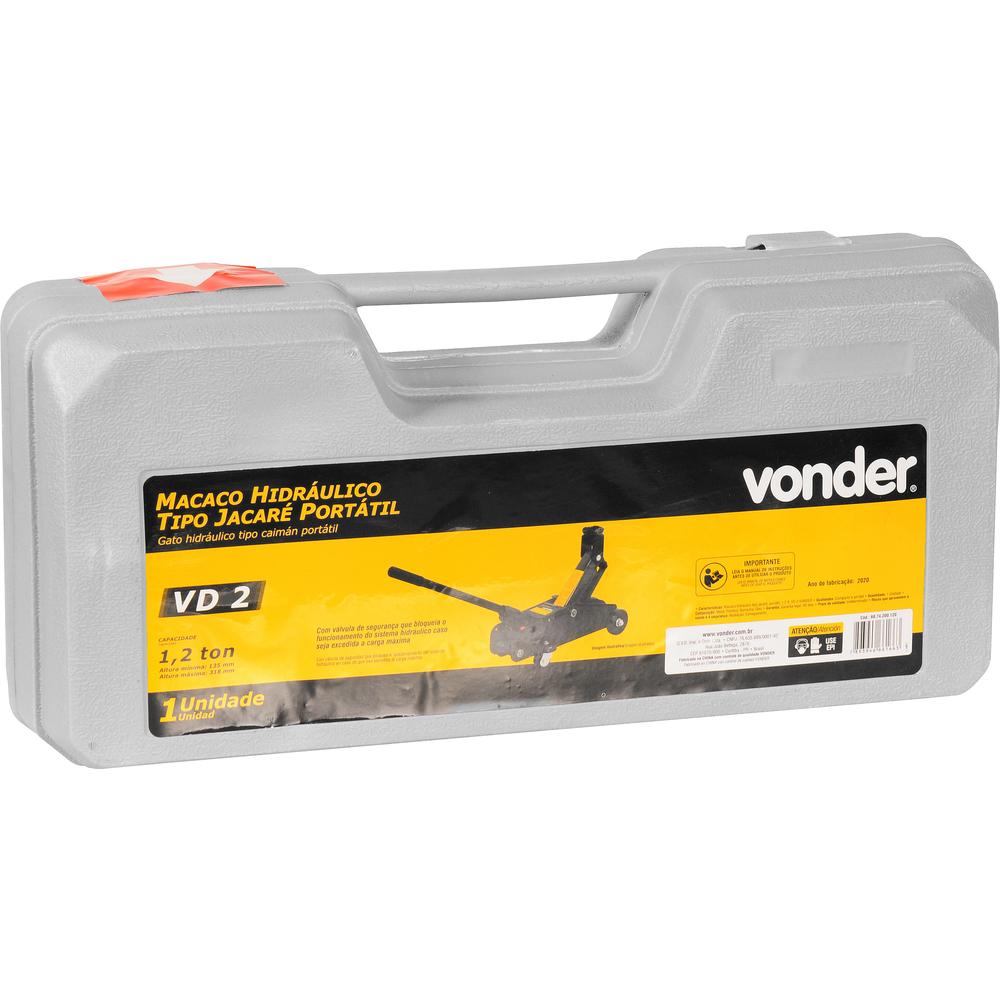 Macaco Jacaré Portátil 1,2 Ton Vonder - 3