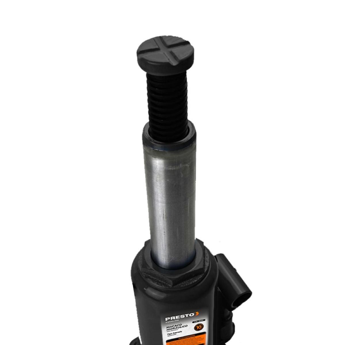 Macaco Hidráulico Garrafa 10 Toneladas Presto - 4
