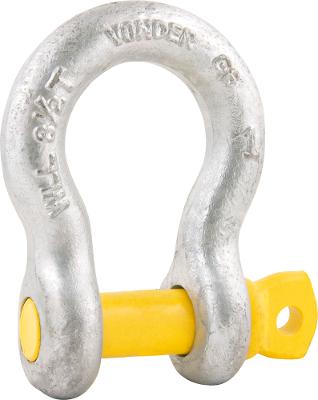 Manilha p/ cabo de aço 1/2" curva pesado galv Vonder Plus