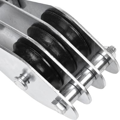 Moitão Cadernal 650Kg 3 Roldanas 45x10mm Par Worker
