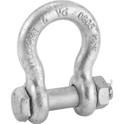Manilha Para Cabo De Aço 3/4  Curva Pesado Galvanizado Com P