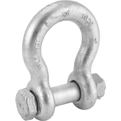 Manilha Para Cabo De Aço 1  Curva Pesado Galvanizado Com Por