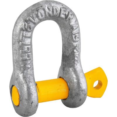 Manilha p/ cabo de aço 3/8" reta pesado galv Vonder Plus