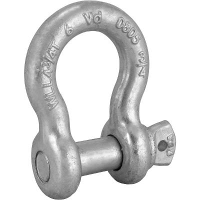 Manilha p/ cabo de aço 3/4" curva pesado galv Vonder Plus