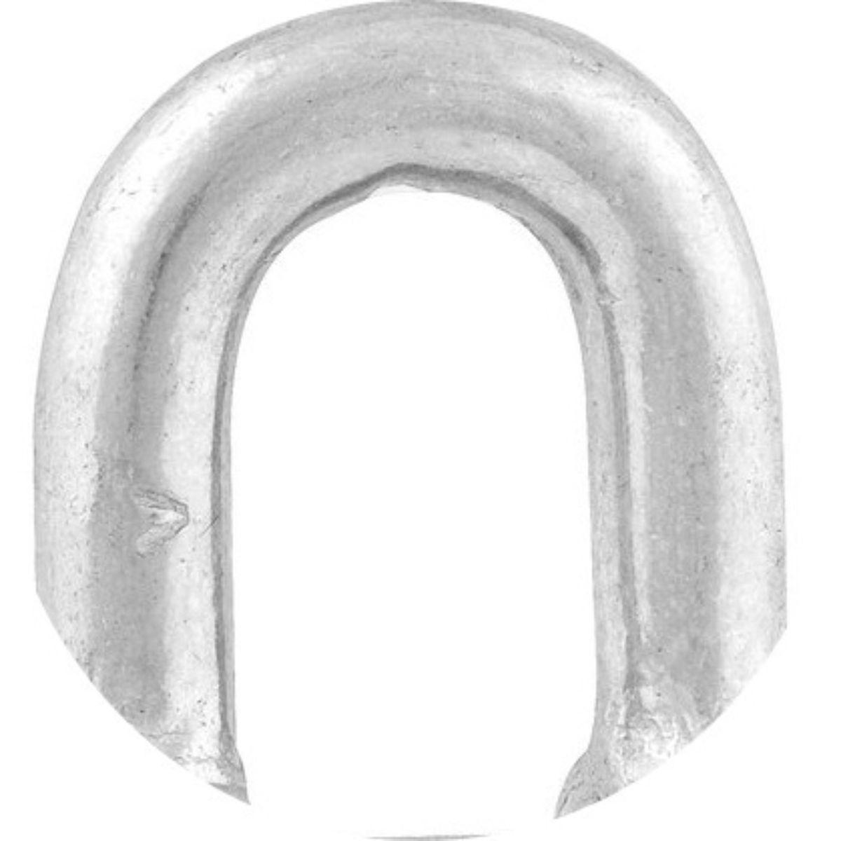 Manilha p/ cabo de aço 3/16" reta leve galvanizado Vonder - 5