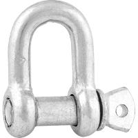 Manilha p/ cabo de aço 3/16" reta leve galvanizado Vonder - 1