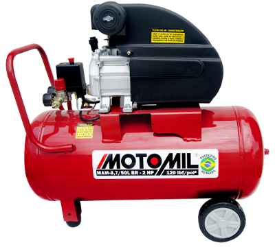 Motocompressor 120Lbs 2HP 220V Nacional MAM-8,7/50BR Motomil