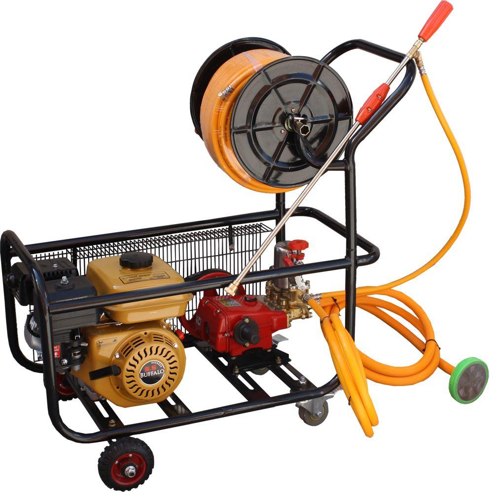 Pulverizador Buffalo c/Carrinho 5,5CV 4T 14-22L/Min 50m - 3