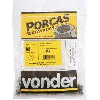 Porca sextavado M10 ma polido pacote com 100 Vonder - 3