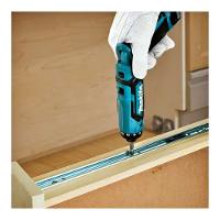 Parafusadeira Furadeira 5mm à Bateria 7.2V com Bateria Carregador Jogo Bits Maleta DF012DSE Makita - 7