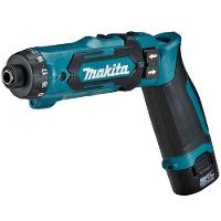 Parafusadeira Furadeira 5mm Bateria 7.2V com Bateria Carregador Kit Bit Maleta Metal DF012DSE Makita - 2