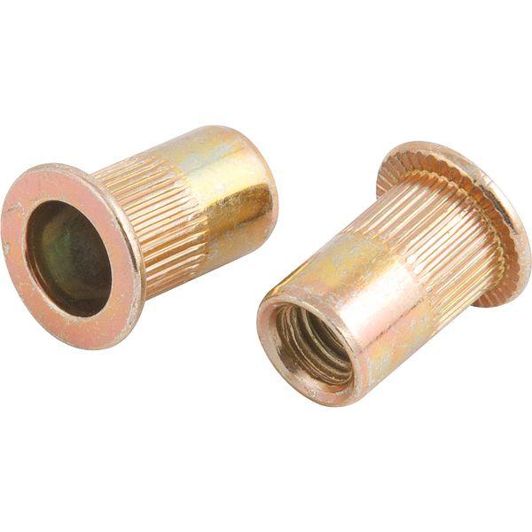 Rebite Aço Carbono M6 Rebite Manual Rosca Pacote 10 Vonder - 1