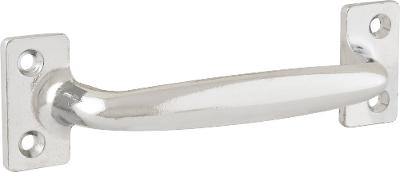 Puxador tipo alça 102mm metálico niquelado Vonder