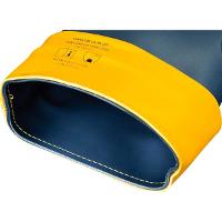 Bota PVC 39/40 Azul/Amarela Cano Médio Sem Forro Vonder - 10