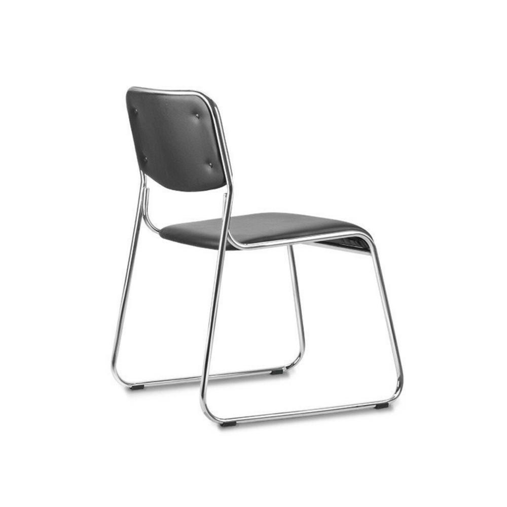 Kit Cadeiras Empilháveis Preto c/ 5 un Pel-1114 Pelegrin - 1