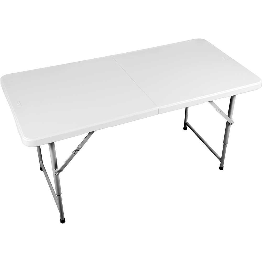 Mesa Plástica Dobrável Retangular 120cm Vonder - 1