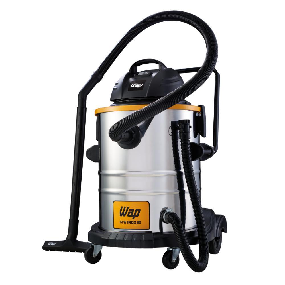 Aspirador de Pó e Água WAP GTW Inox 50 Profissional 1600W com Filtro HEPA 127V - 1