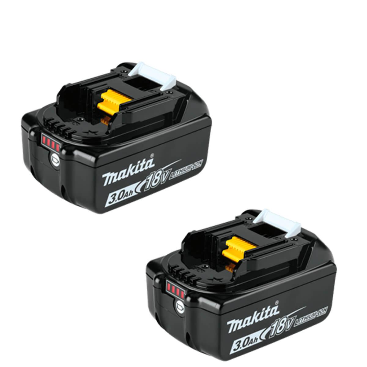 Kit Recarga com 2 Baterias BL1830B + 1 Carregador DC18RC Bivolt 198046-9 Makita - 4