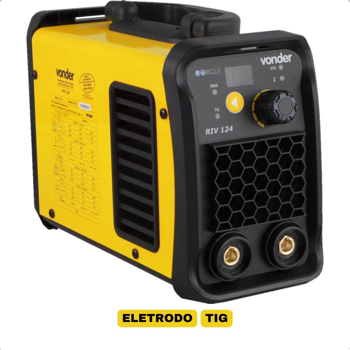 Inversor de Solda 120A Tig Bivolt RIV124 Vonder - 3