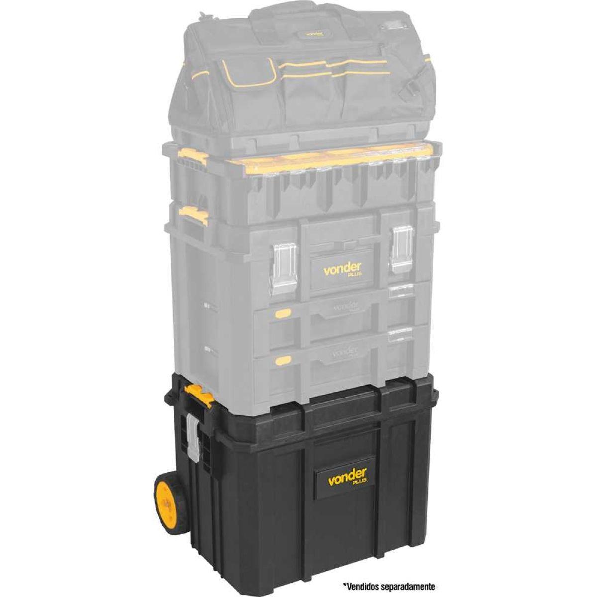 Caixa de Ferramentas Plástica com Rodas CRV 900 Vonder - 2