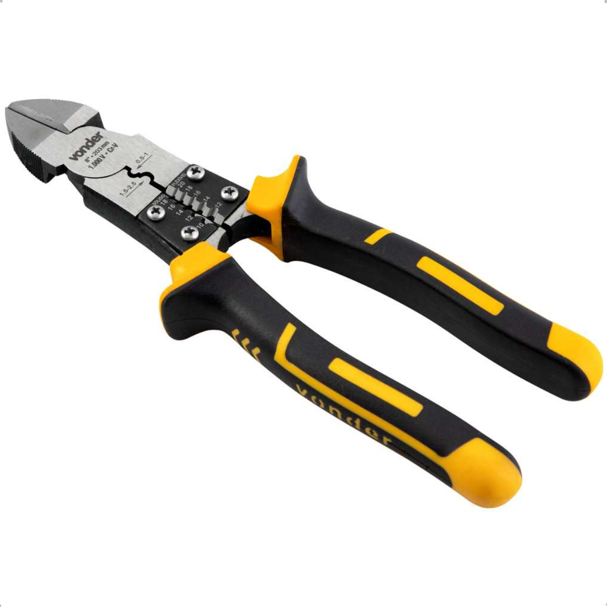 Alicate de Corte Diagonal 8" Multifuncional Vonder - 3