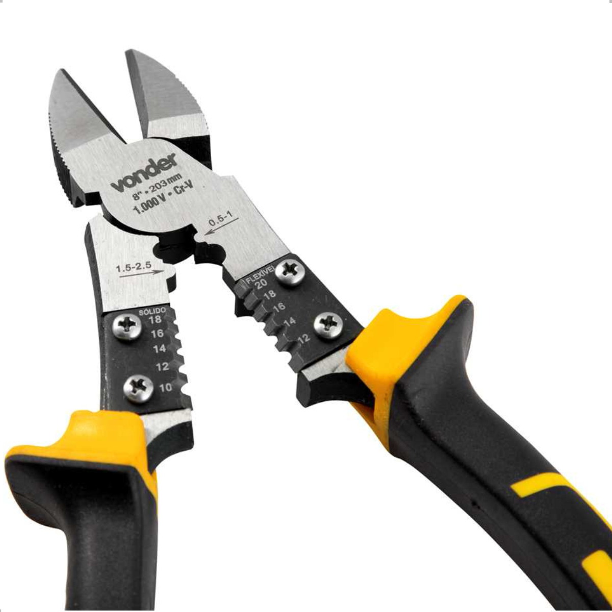 Alicate de Corte Diagonal 8" Multifuncional Vonder - 5