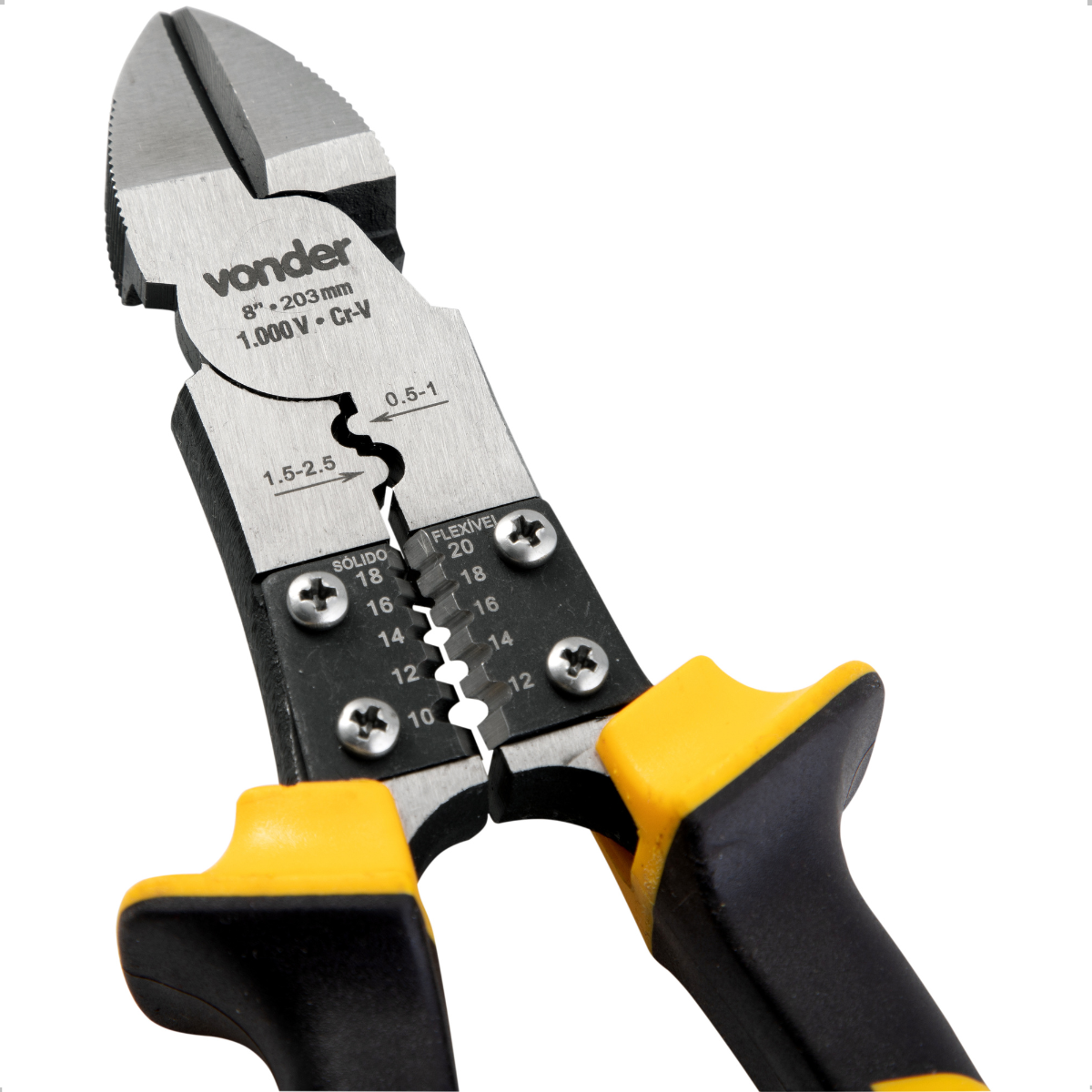 Alicate de Corte Diagonal 8" Multifuncional Vonder - 6