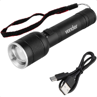 Lanterna Recarregável 400 Lumens Ajuste de Foco LRV400 Vonder - 6