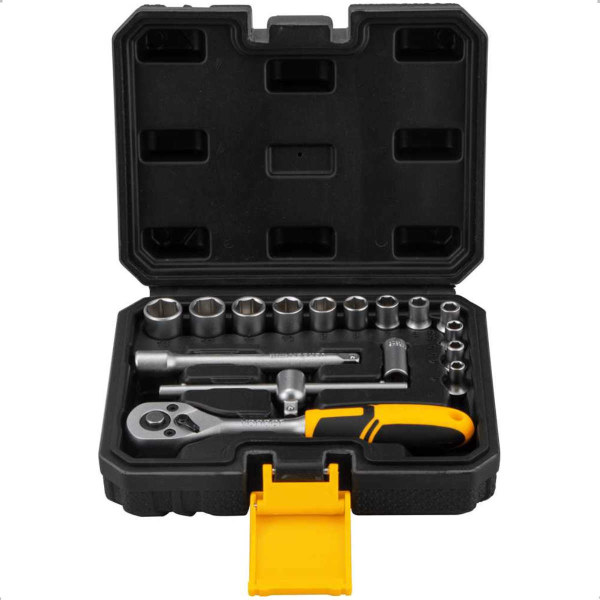 Jogo de Soquetes Sextavado Encaixe 1/4" 16 Peças Vonder - 9