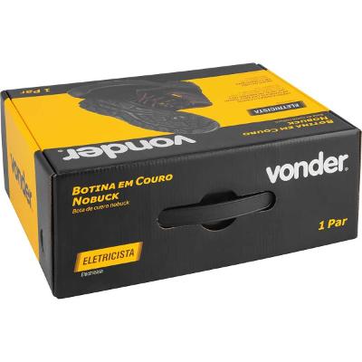 Botina Nobuck PU Bidensidade sem Biqueira 45 Vonder