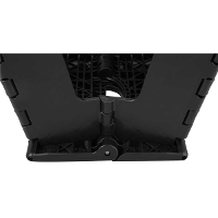 Banqueta Plástica Dobrável 360 mm Preta Vonder - 8