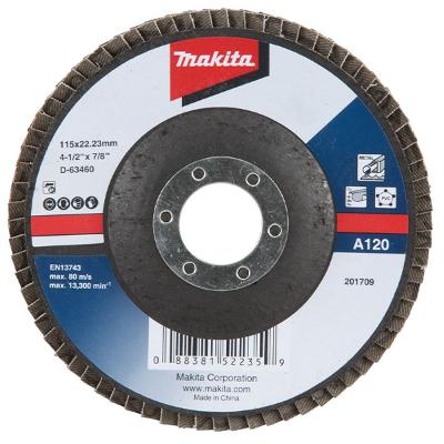 Flap Disco 115 x 22.23 mm Grão A120 D-63460 Makita