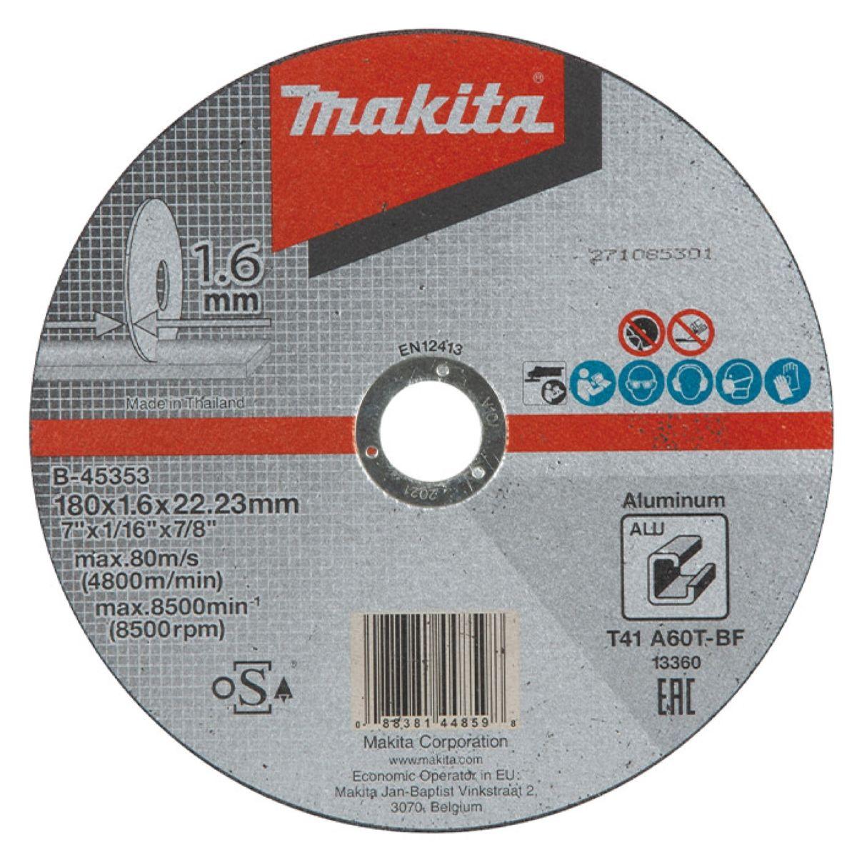 Disco de Corte e Desbaste Abrasivo B-45353-10 Makita 10 Unidades - 1