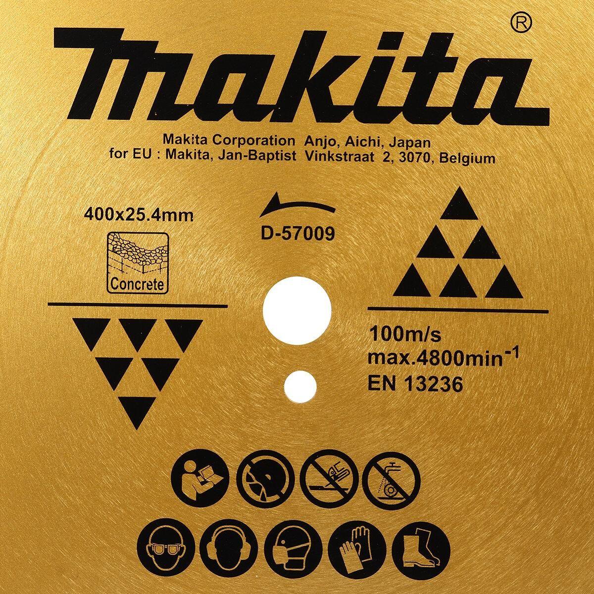 Disco de Corte Diamantado 400 x 25.4 mm D-57009 Makita - 2