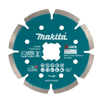 Disco de Corte Diamantado 115 mm X-Lock E-02060 Makita